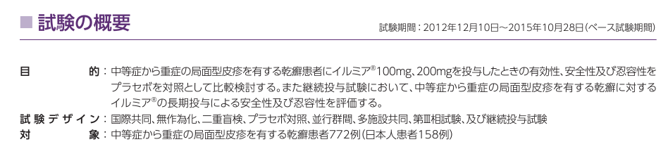 イルミア®の効果①